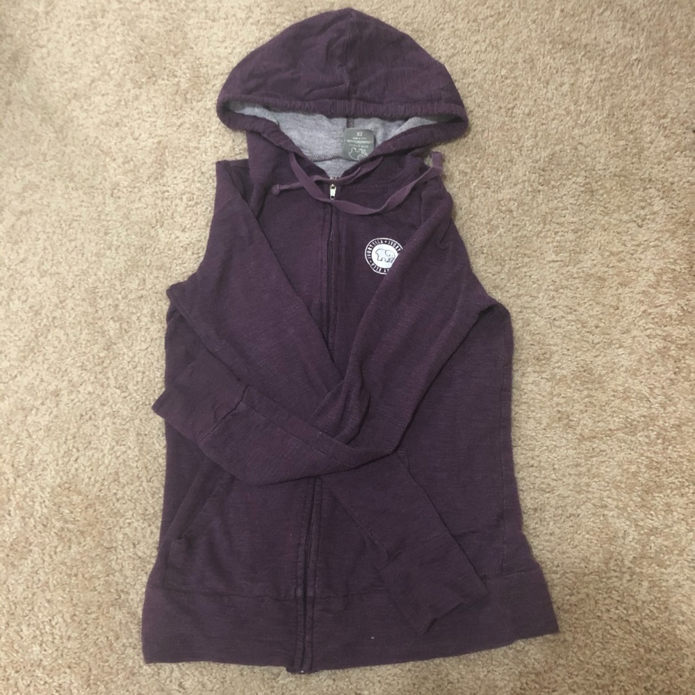 Purple Ivory Ella XS Hoodie